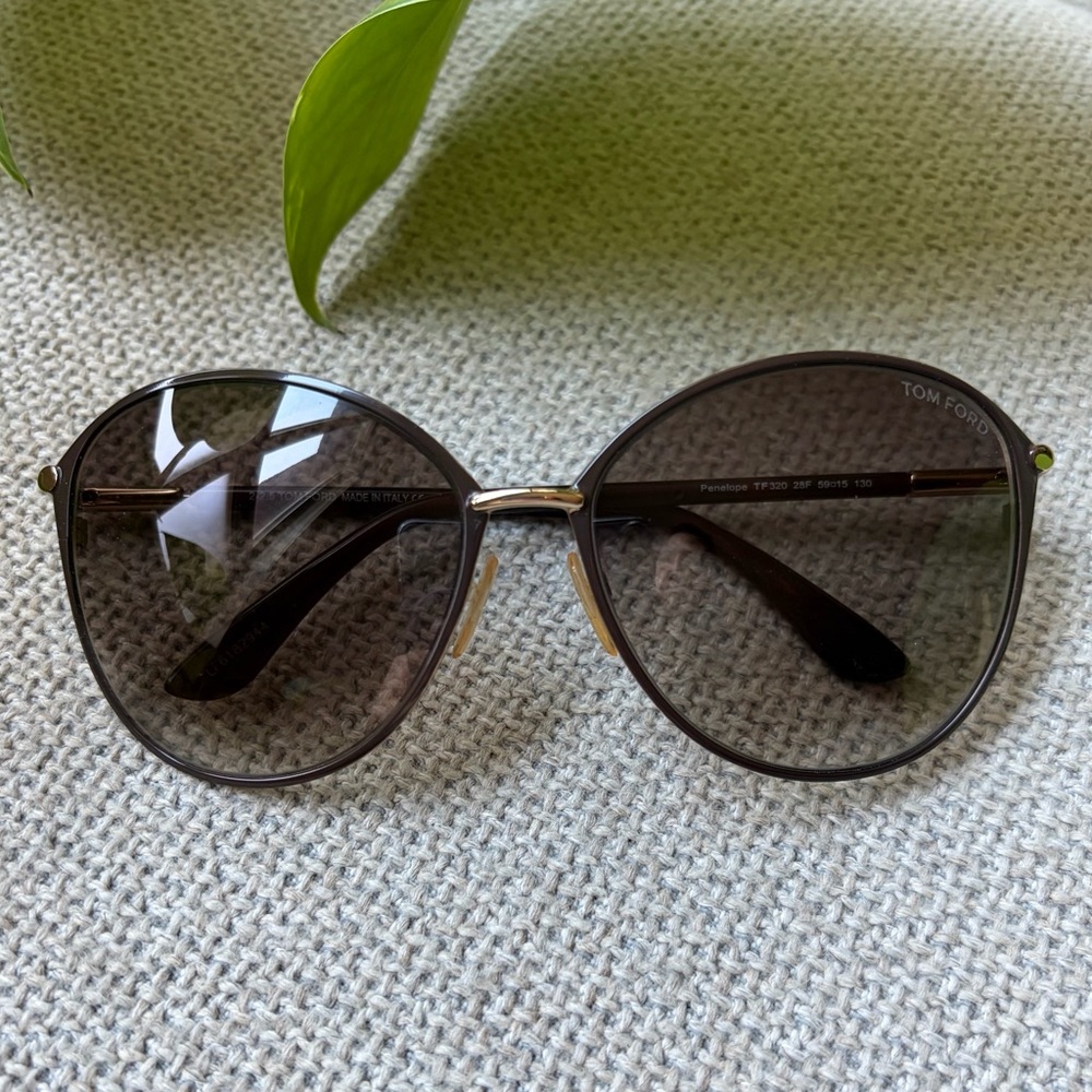 Tom Ford | Penelope Metal Butterfly Sunglasses - Picture 2 of 7